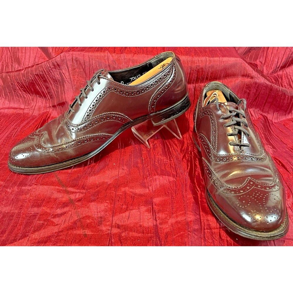 Mens Nunn Bush Codovan Leather Wingtip Oxford  Dress Shoes sz 9D